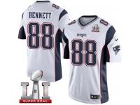 Youth Nike New England Patriots #88 Martellus Bennett Limited White Super Bowl LI 51 NFL Jersey