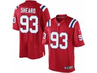 Youth Nike New England Patriots #93 Jabaal Sheard Red Alternate NFL Jersey