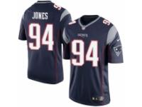 Youth Nike New England Patriots #94 Chris Jones Navy Blue Team Color NFL Jersey