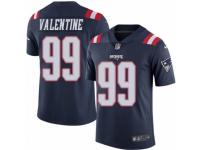 Youth Nike New England Patriots #99 Vincent Valentine Limited Navy Blue Rush NFL Jersey