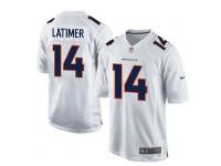 Youth Nike NFL Denver Broncos #14 Cody Latimer Game White Jersey