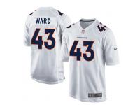 Youth Nike NFL Denver Broncos #43 T.J. Ward Game White Jersey