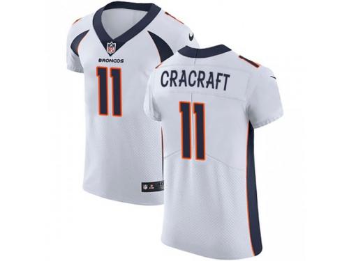 Elite Men's River Cracraft Denver Broncos Nike Vapor Untouchable Jersey - White