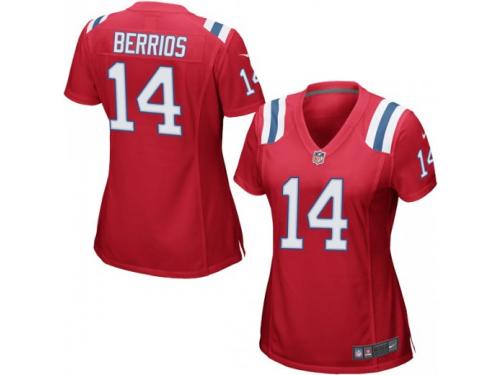 Game Women's Braxton Berrios New England Patriots Nike Alternate Jersey - Red