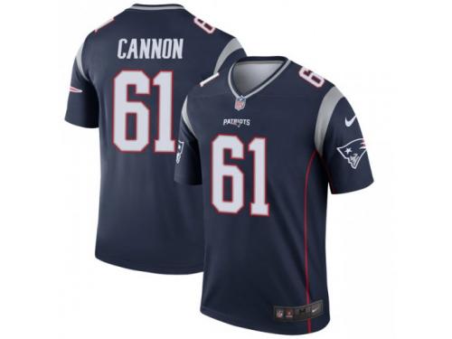 Legend Vapor Untouchable Men's Marcus Cannon New England Patriots Nike Jersey - Navy