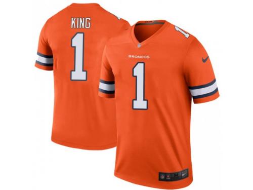 Legend Vapor Untouchable Men's Marquette King Denver Broncos Nike Color Rush Jersey - Orange