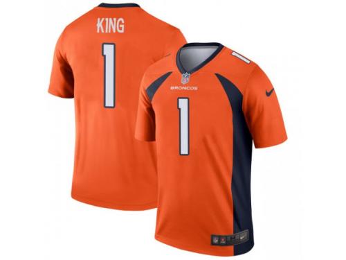 Legend Vapor Untouchable Men's Marquette King Denver Broncos Nike Jersey - Orange