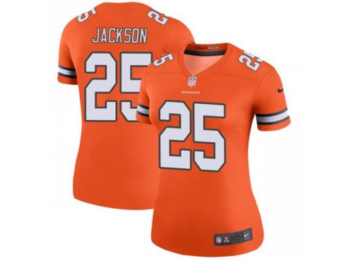 Legend Vapor Untouchable Women's Kareem Jackson Denver Broncos Nike Color Rush Jersey - Orange