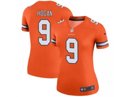 Legend Vapor Untouchable Women's Kevin Hogan Denver Broncos Nike Color Rush Jersey - Orange