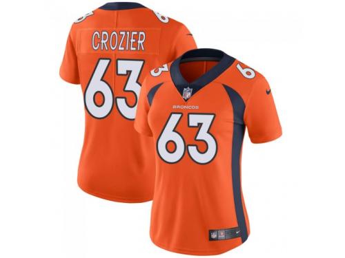 Limited Women's Ryan Crozier Denver Broncos Nike Team Color Vapor Untouchable Jersey - Orange
