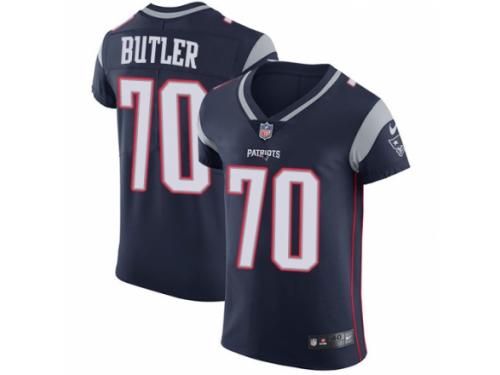 Men Nike New England Patriots #70 Adam Butler Navy Blue Team Color Vapor Untouchable Elite Player NFL Jersey