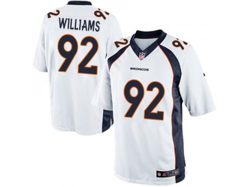 Men Nike NFL Denver Broncos #92 Sylvester Williams Road White Limited Jersey