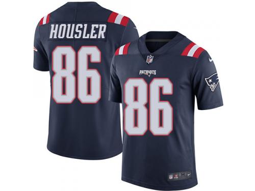Men's Limited Rob Housler #86 Nike Navy Blue Jersey - NFL New England Patriots Rush