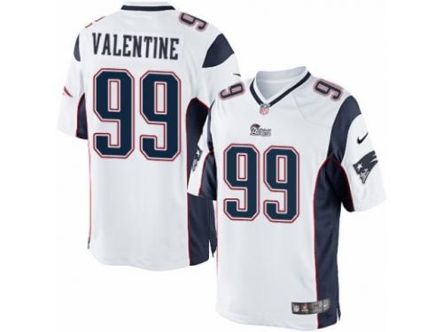 Men's Nike New England Patriots #99 Vincent Valentine Limited White NFL Jersey