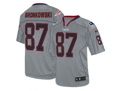 New England Patriots Rob Gronkowski Youth Jersey - Lights Out Grey Nike NFL #87 Game