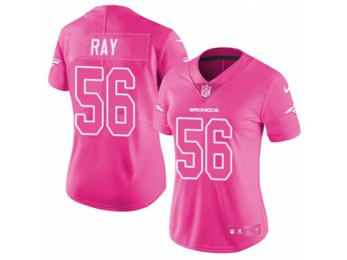 Youth GirlNike Denver Broncos #56 Shane Ray Limited Pink Rush Fashion NFL Jersey