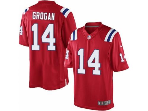 Youth Nike New England Patriots #14 Steve Grogan Red Alternate NFL Jersey