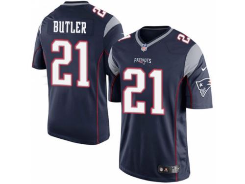 Youth Nike New England Patriots #21 Malcolm Butler Navy Blue Team Color NFL Jersey