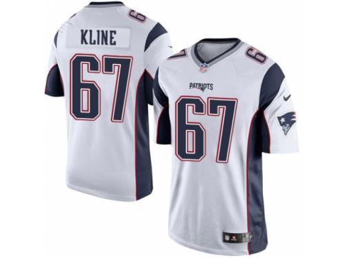 Youth Nike New England Patriots #67 Josh Kline White NFL Jersey