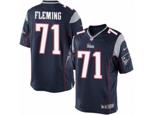 Youth Nike New England Patriots #71 Cameron Fleming Limited Navy Blue Team Color NFL Jersey