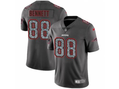 Youth Nike New England Patriots #88 Martellus Bennett Gray Static Vapor Untouchable Game NFL Jersey