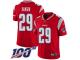 #29 Limited Duke Dawson Red Football Youth Jersey New England Patriots Inverted Legend 100th Season