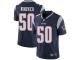#50 Limited Chase Winovich Navy Blue Football Home Men's Jersey New England Patriots Vapor Untouchable