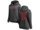 #8 Jarrett Stidham Ash Football One Color Women's New England Patriots Pullover Hoodie