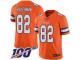 #82 Limited Jeff Heuerman Orange Football Youth Jersey Denver Broncos Rush Vapor Untouchable 100th Season