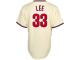 Cliff Lee Philadelphia Phillies #33 Majestic Replica Jersey - Natural