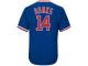 Ernie Banks Chicago Cubs Majestic Cool Base Cooperstown Collection Player Jersey - Royal Blue