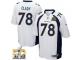 Game Ryan Clady Men Jersey - Denver Broncos #78 Road White Super Bowl 50 Bound Nike NFL