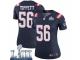 Legend Vapor Untouchable Women's Andre Tippett New England Patriots Nike Color Rush Super Bowl LIII Jersey - Navy