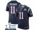 Legend Vapor Untouchable Youth Julian Edelman New England Patriots Nike Super Bowl LIII Jersey - Navy