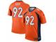 Legend Vapor Untouchable Youth Zach Kerr Denver Broncos Nike Jersey - Orange