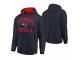 Men New England Patriots Navy Post Game Pullover Hoodie