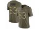 Men Nike Denver Broncos #83 A.J. Derby Limited Olive/Camo 2017 Salute to Service NFL Jersey