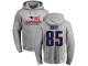 Men Nike Kenny Britt Heather Gray 2017 AFC Champions - NFL New England Patriots #88 Pullover Hoodie