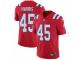 Men Nike New England Patriots #45 David Harris Red Alternate Vapor Untouchable Limited Player NFL Jersey