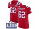 Men Nike New England Patriots #62 Joe Thuney Red Alternate Vapor Untouchable Elite Player Super Bowl LIII Bound NFL Jersey