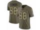 Men Nike New England Patriots #98 Trey Flowers Limited Olive/Camo 2017 Salute to Service NFL Jersey