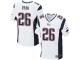 Men Nike NFL New England Patriots #26 Logan Ryan Authentic Elite Road White Jersey