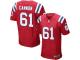 Men Nike NFL New England Patriots #61 Marcus Cannon Authentic Elite Red Jersey