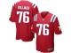 Men Nike NFL New England Patriots #76 Sebastian Vollmer Red Game Jersey