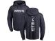 Men Nike Ryan Allen Navy Blue Backer - NFL New England Patriots #6 Pullover Hoodie