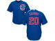 Men's Chicago Cubs Majestic Royal Cool Base #20 Mark Zagunis Jersey