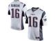 Men's Game Andrew Hawkins #16 Nike White Road Jersey - NFL New England Patriots