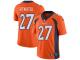 Men's Limited Steve Atwater #27 Nike Orange Home Jersey - NFL Denver Broncos Vapor Untouchable