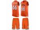 Men's Nike Denver Broncos #66 Jared Veldheer Limited Orange Tank Top Suit NFL Jersey