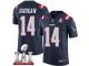 Men's Nike New England Patriots #14 Steve Grogan Limited Navy Blue Rush Super Bowl LI 51 NFL Jersey